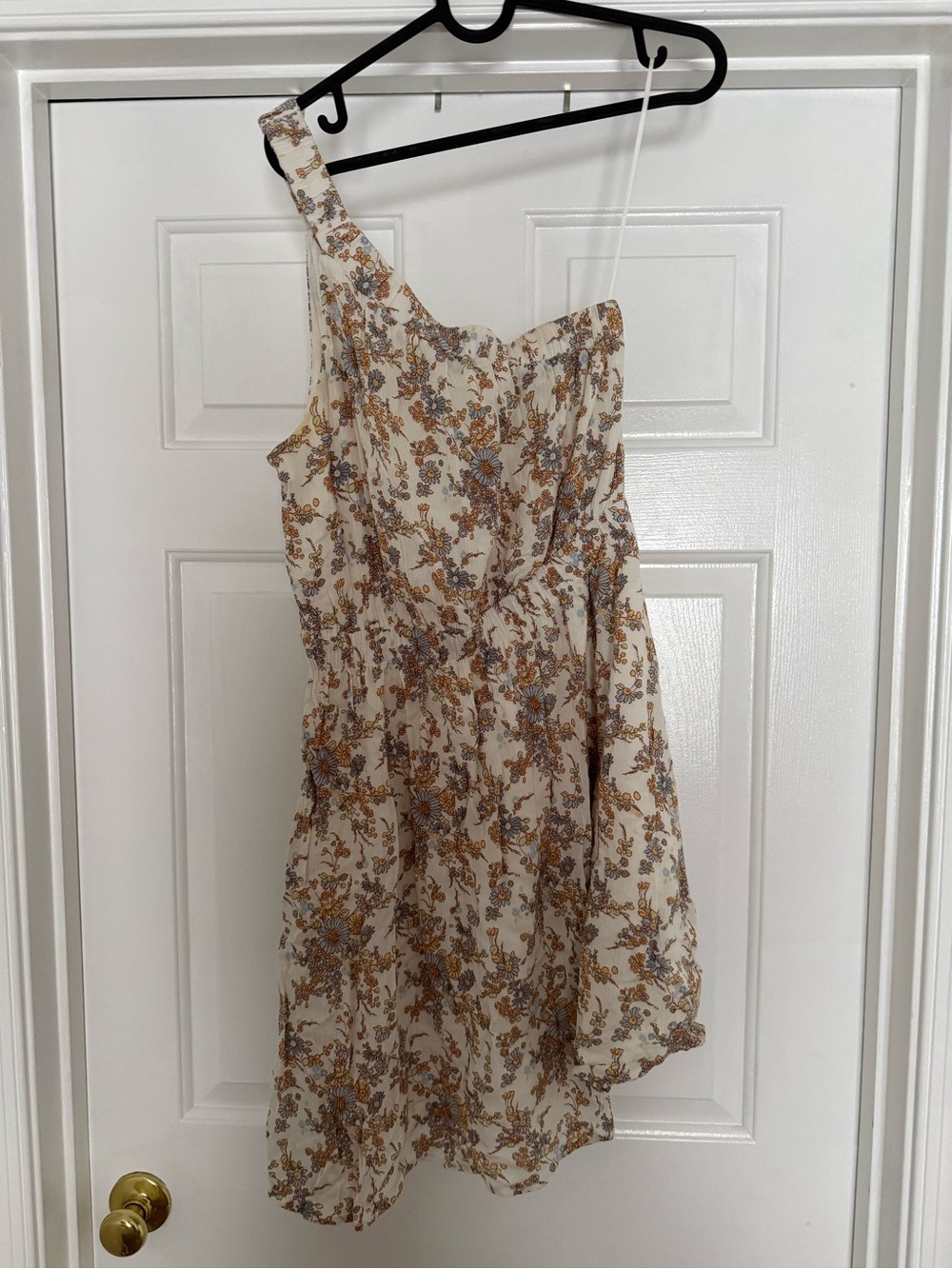 Abercrombie & Fitch One-Shoulder Floral Dress Tall